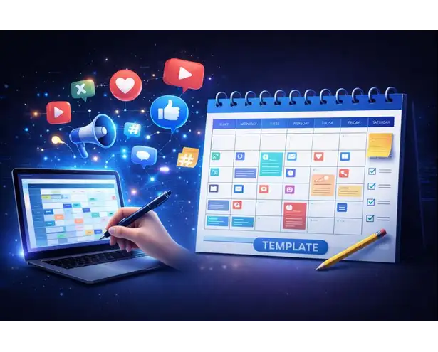 A complete guide to creating a social media calendar + Template