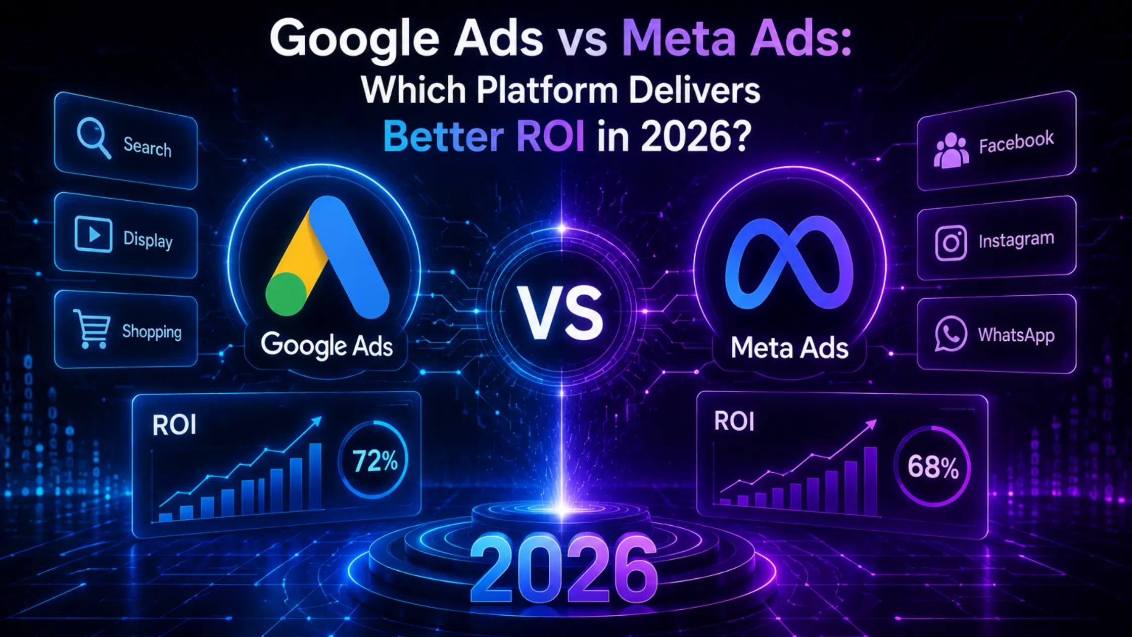 Google Ads vs Meta Ads: Which Platform Delivers Better ROI in 2026?