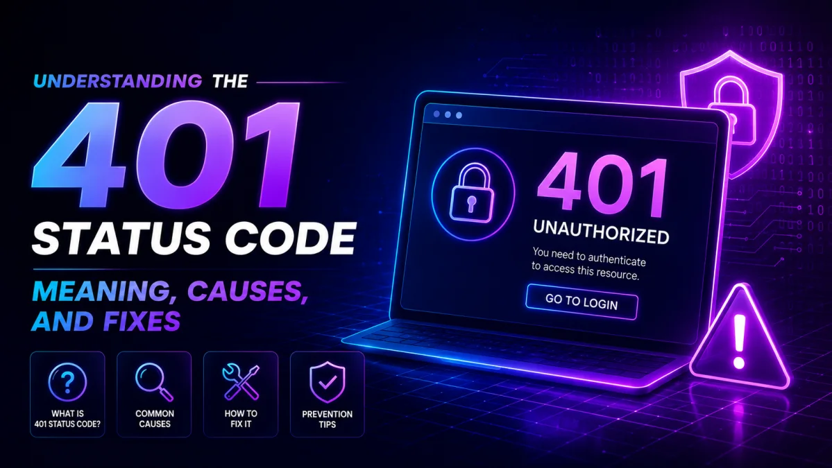 Understanding the 401 Status Code: Meaning, Causes, and Fixes